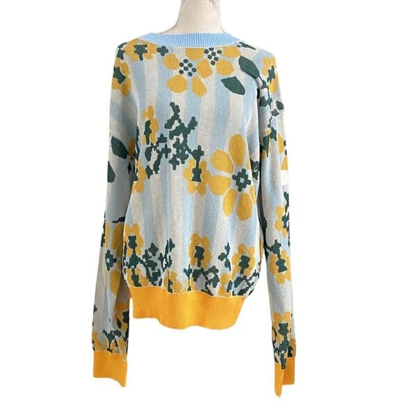 VIKTOR & ROLF MEN'S COLORFUL ABSTRACT  STRICKPULLOVER - M - Picture 2 of 12